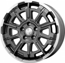 4x Brock B45 himalaya-grey front-poliert 7.5x18 ET47 - LK6/130 ML84.1 Felge Alu
