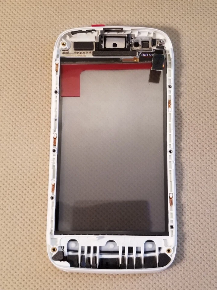 全新诺基亚 原始设备制造商 触摸屏 数字化仪 边框 键盘 适用于 LUMIA 710 - 白色 — 第 4/4 张图片