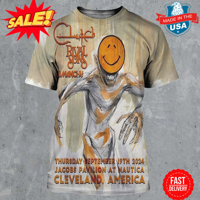 Clutch Exclusive For Show In Cleveland With Rival Sons And Fu Manchu Shirt S-5XL