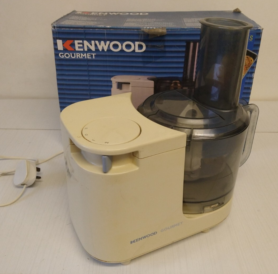 Vintage KENWOOD Gourmet FP300 KÜCHENMASCHINE + Zubehör VERPACKT