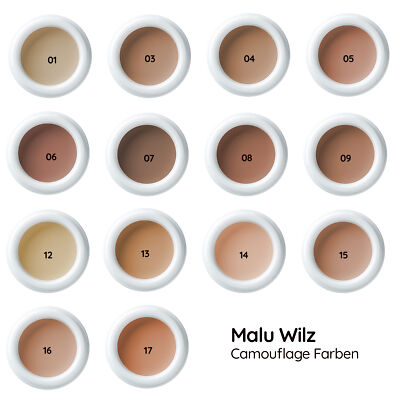 Malu Wilz Camouflage Cream deiner Wahl + 2 Proben + 1 x Spatel + 1 x Schwämmchen