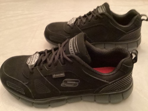 Brand New Mens Black Skechers Work Slip 