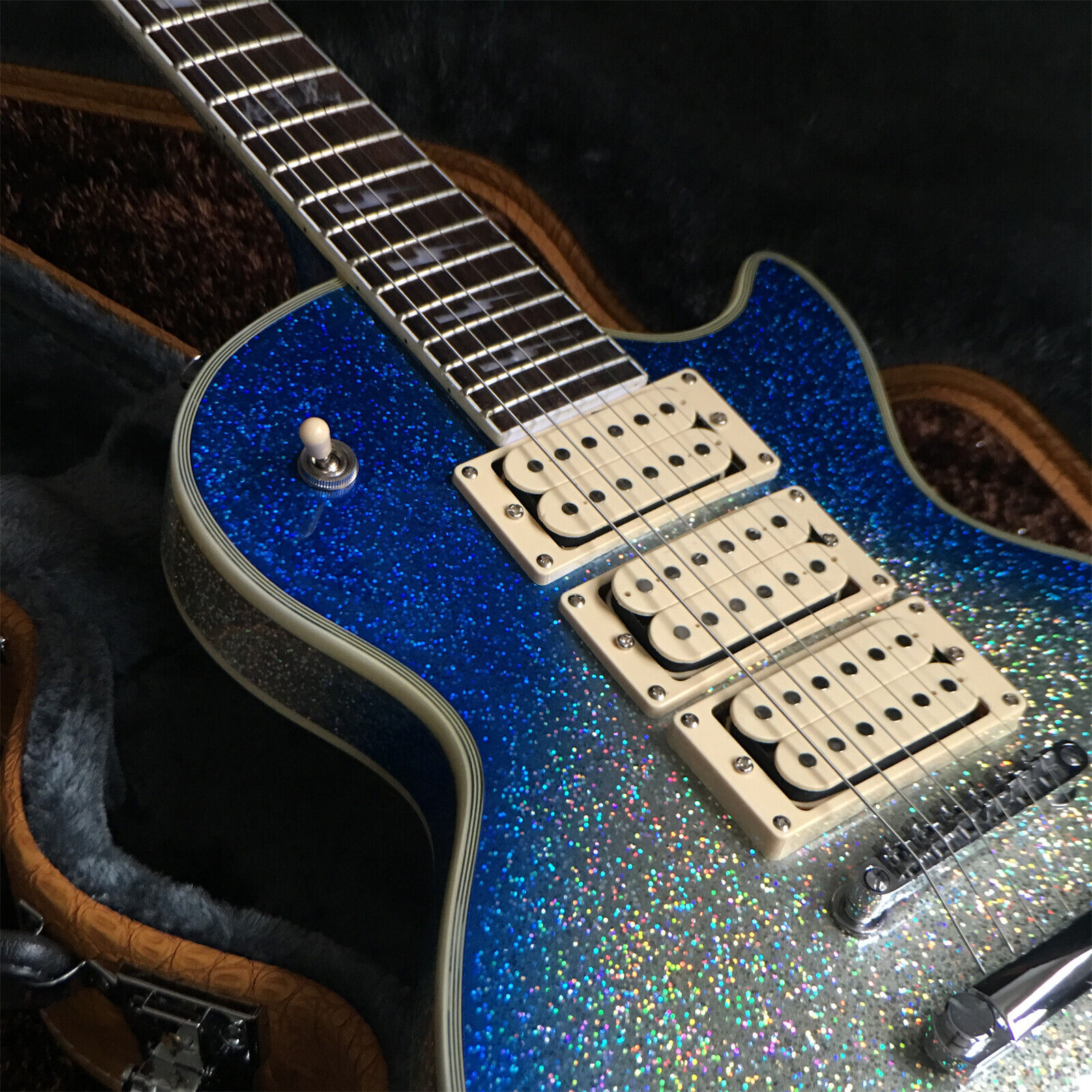 Ace Frehley Les Paul Electric Guitar Chrome Parts Ace Frehley Signature