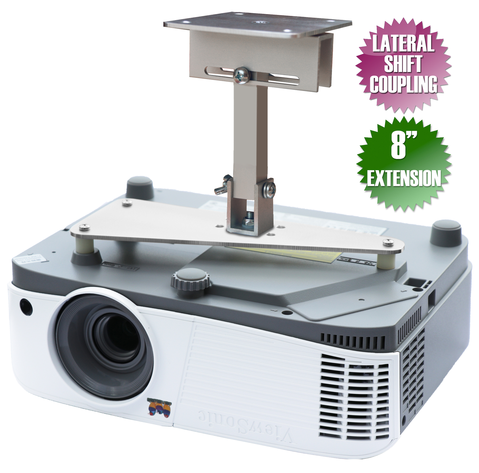 Projector Ceiling Mount for ViewSonic PJD5255 PJD5555w PJD6350 PJD6351LS