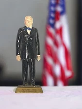 Vtg Mini President Figure Taylor Marx Miniature Usa toy Plastic American