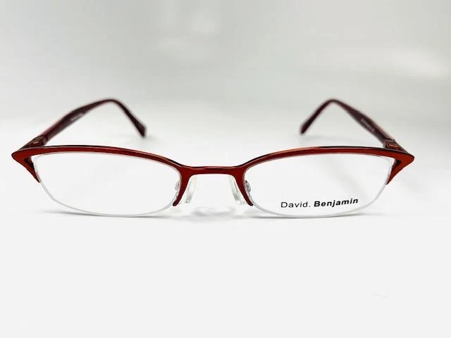 New David Benjamin DB-104 03 Rust Eyeglasses 48/19/135 David Beckham DB 1184 WR9 Optical Frame Brown Havana - eye  main image 2