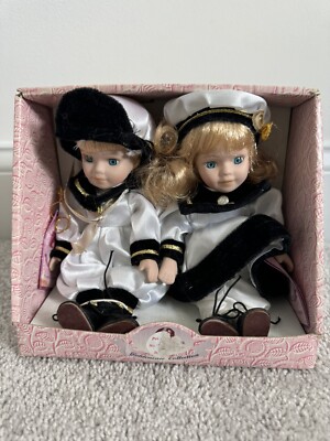 Goldenvale Collection porcelain doll DAVE and HOPE COA