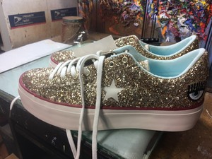 converse plataforma glitter