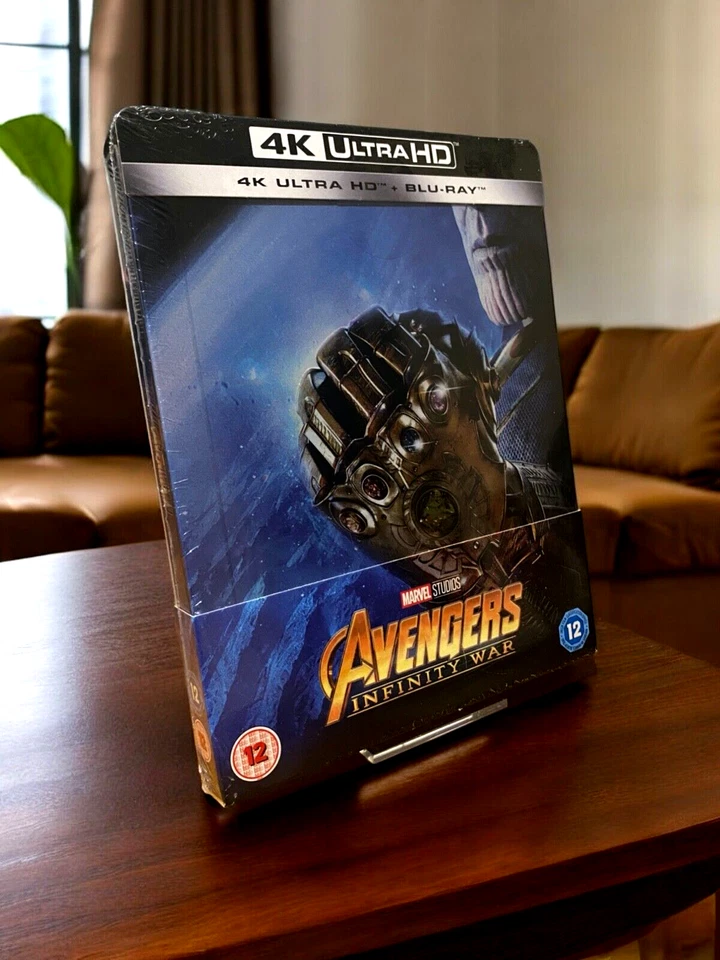 MARVEL AVENGERS INFINITY WAR 4K UHD EMBOSSSED STEELBOOK [DOLBY ATMOS/ DTS HD] - Image 2 of 4
