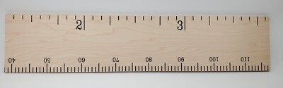 Headwaters Studio Wooden Wall Ruler Growth Chart for Kids Free Height Measuremen