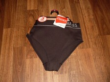 HANES Women 3-Pack Hi-Leg Cotton Blend Stretch Soft Underwear Panties Size S