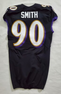 90 Za'Darius Smith of Baltimore Ravens NFL Game-Issued Worn