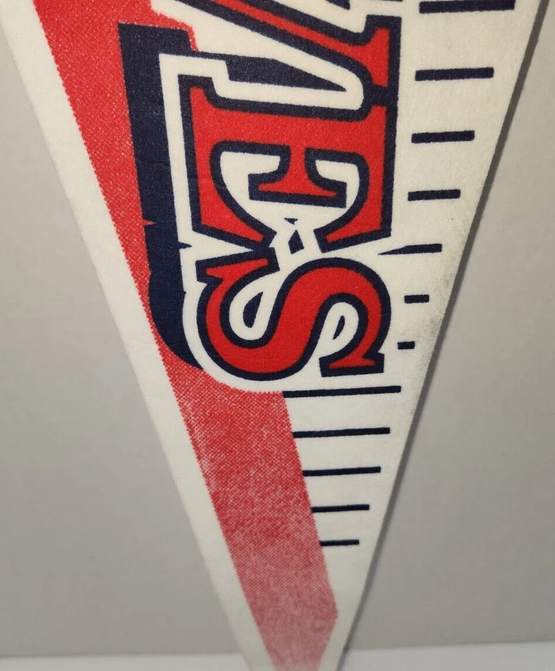 MLB Atlanta Braves Vintage Circa 1994 Stadium Team Logo Baseball Pennant - Image 2 of 4