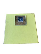 Vintage Hanson Mid Century Modern Bathroom Scale Made USA Yellow MCM
