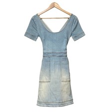 STELLA McCARTNEY denim dress, size 38, light blue Women USED