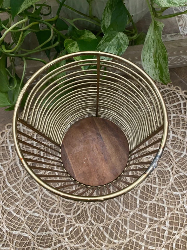 黄铜厨房用具架 — 第 3/4 张图片