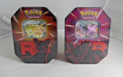 Pokemon Team Rockets 2x Tin Box - DEUTSCH NEU/OVP