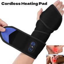 Cordless Heating Pad For Shoulder/Arm Electric Therapy Belt Wrap Pad Pain Relief