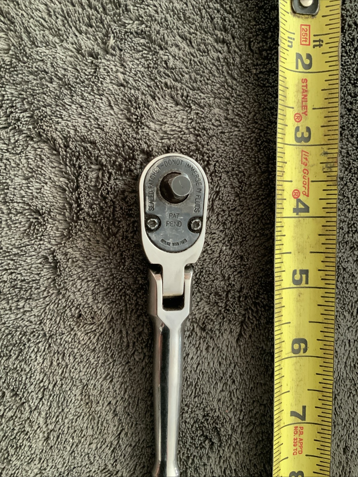 Snap On Tf72, 1/4” Drive Swivel Head Ratchet, Works Fine….see Pics…