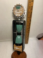 DOGFISH HEAD UBER MINUTE IPA HOURGLASS DESIGN draft beer tap handle. DELAWARE