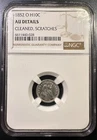 1852-O Seated Liberty Half Dime Silver NGC AU Details Semi Key Date Scarce