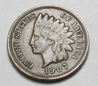 1907 INDIAN HEAD CENT,FULL LIBERTY, VERY NICE COIN!!!!(A1)