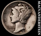 1927-S Silver Mercury Dime - Scarce  Better Date  No Reserve  #K1915