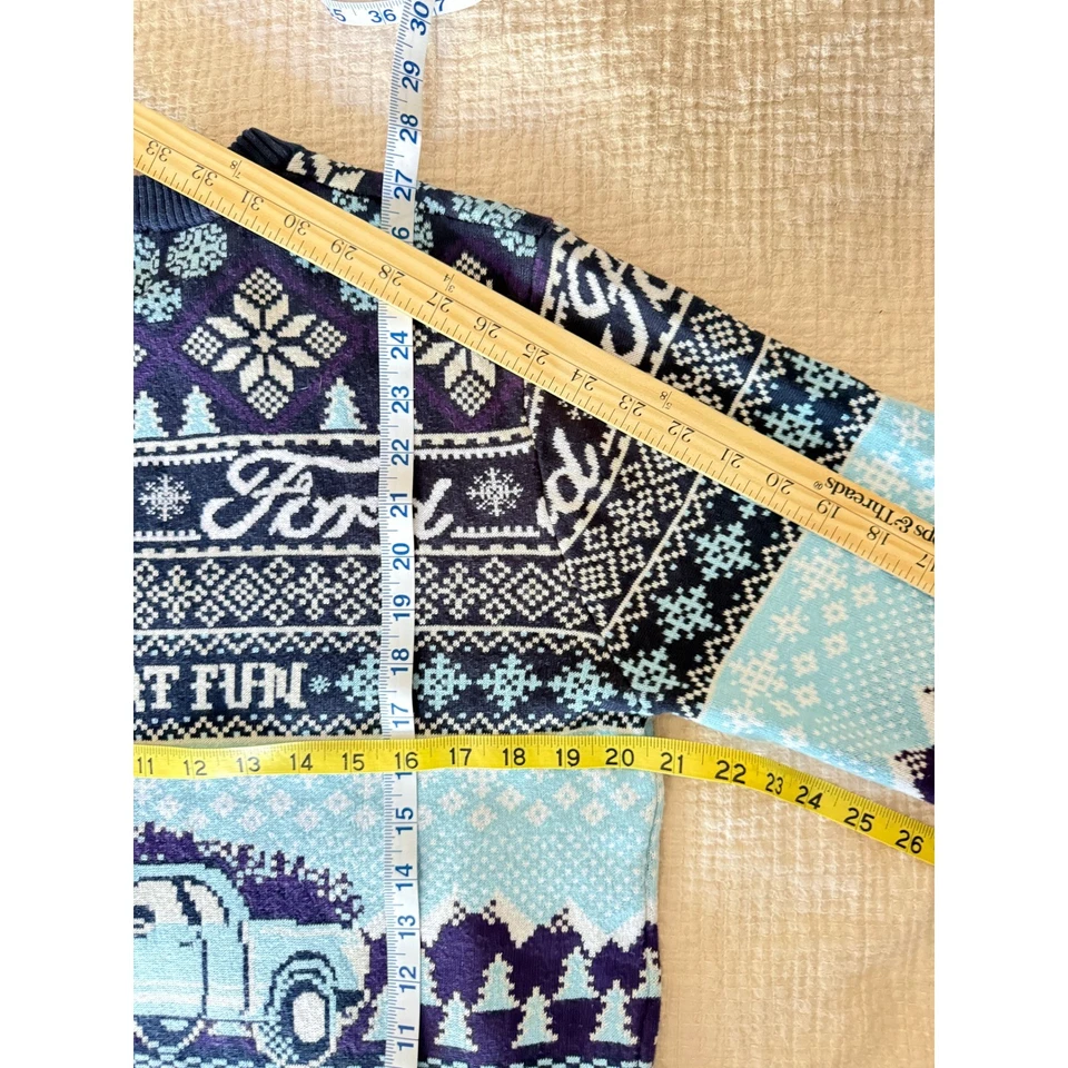 Официальный Ford «Oh What Fun It Is to Drive» праздничный грузовик уродливый рождественский свитер - Изображение 3 из 4