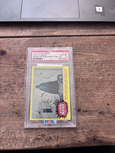 1977 Star Wars Topps #142 Darth Vader Explores the Throttled Ship PSA 10- NO RES