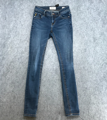 MEK DNM USA Jeans Womens Size 28 x 32 Kazan Legging Super Skinny Slim Blue Denim