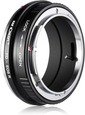 K F Concept Canon FD FL Lens to Canon EOS R Camera Body Lens Mount Adapter