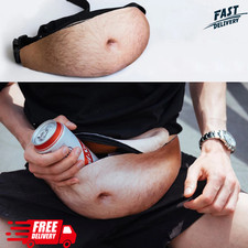 Realistic Silicone Skin Loose Belly Costume Accessory with Waist Strap - Unisex