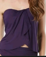 Vince Camuto   Riviera  Draped  Bandini Top   Size  L 