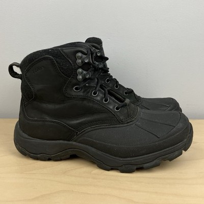 L.L. Bean Women s Size 8.0 M Storm Chaser Mid Black Leather Waterproof Boots