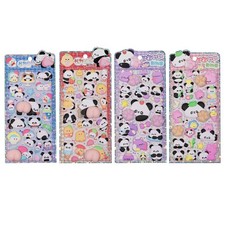 Cute 3D Stickers Aesthetic Panda Decorative Stickers Animal Journaling Decals