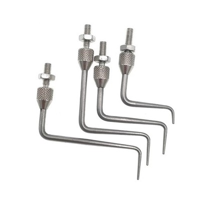 4 Pcs Needle Contact Points for Depth Gauge Dial Indicators Adjustment direction