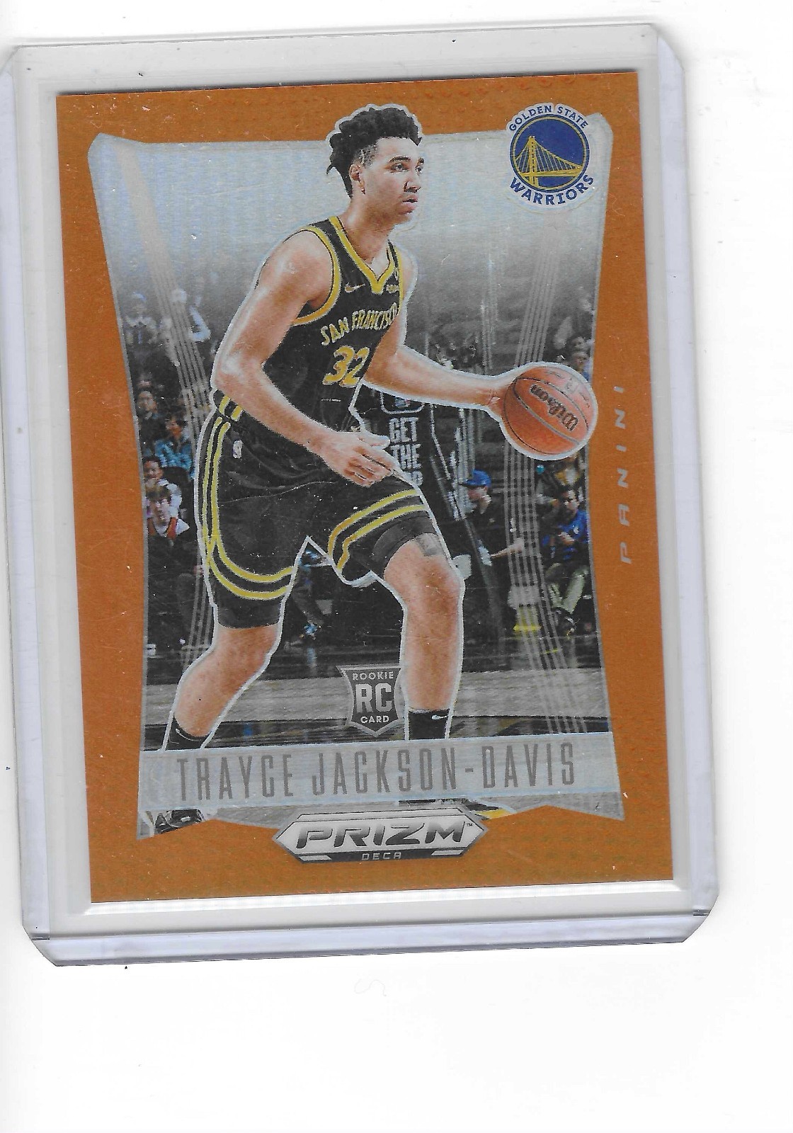 2023-24 Panini Prizm Deca - Trayce Jackson-Davis #239 Orange Prizm /49 (RC)