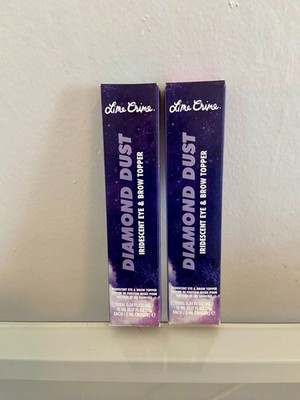 (2) LIME CRIME Diamond Dust Glitter Iridescent Brow Topper Amethyst Winter Blue