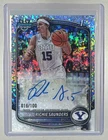 Richie Saunders 2025 Bowman #RS Mini Diamond Refractor Chrome Auto 1st RC /100