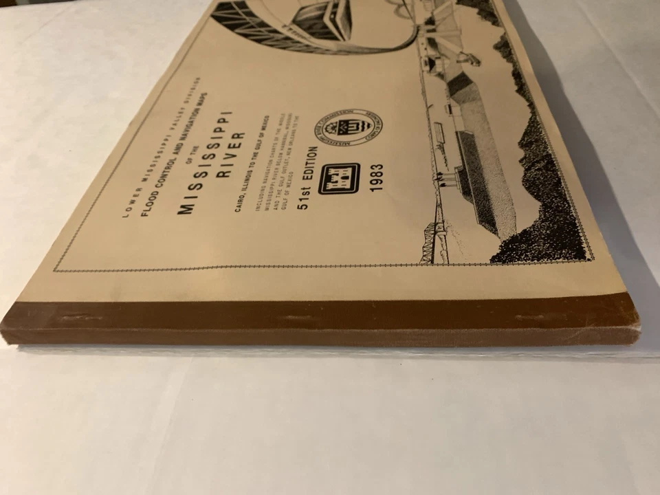 1983 Maps of The Mississippi River 51st Edition Flood Control and Navigation - Image 3 of 4