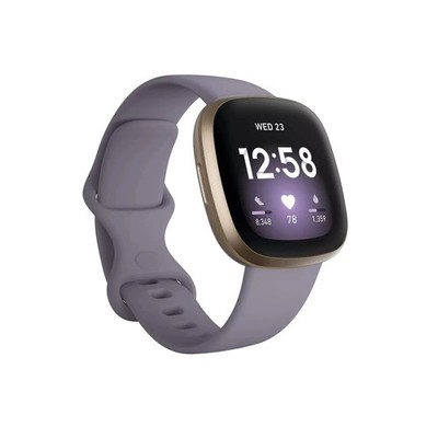Fitbit Versa 3 GPS Smartwatch Thistle Gold SpO2 Heart Rate Alexa