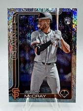Grant McCray 2025 Topps Series 1 Celebrations Confetti Rookie #213 Giants