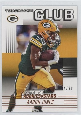 2020 Panini Rookies & Stars Touchdown Club Orange 44/99 Aaron Jones #TC-5 7p8
