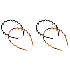 Reusable Plastic Comb Headbands for Women with Tooth Grip Non Slip Stability