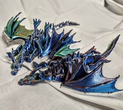 Sea Wing Wyvern Dragon toy 3dprinted