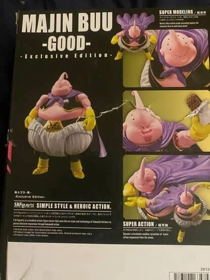 SH Figuarts Good Majin Buu Evento Exclusivo Con DLC Head Super Buu NUEVO Limitado Foto 3 de 4