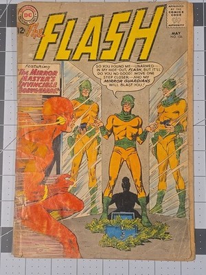 Flash #136 Minor Key-  Mirror Master's Invincible Bodyguards May-1963 DC Comics