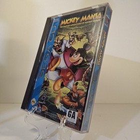 Mickey Mania Sega CD Complete In Original Packaging W/ Fold Out Poster