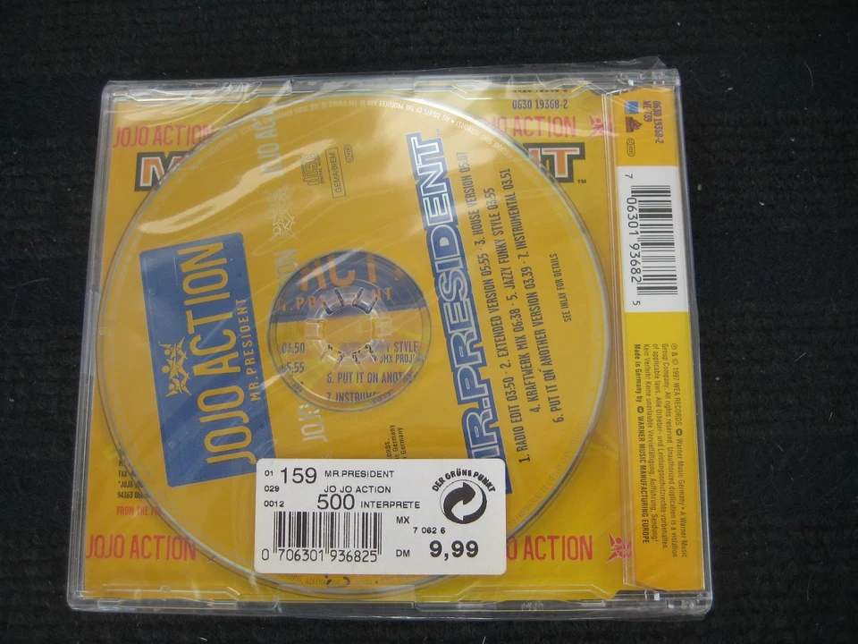 Maxi-CD  MR. PRESIDENT  JoJo Action  NEU & OVP  7 Tracks - Bild 2 von 3