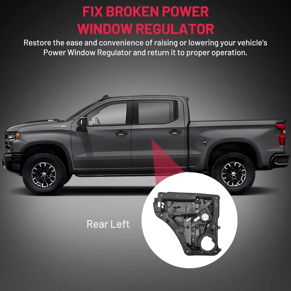 For Jeep Liberty 2008-2012 Rear Left Power Window Regulator With Motor 748-573 - Изображение 4 из 4